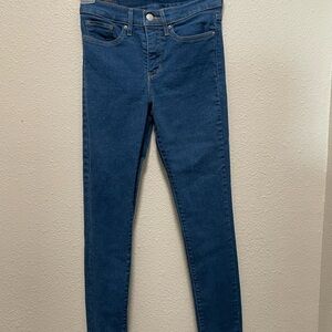 Levi's Blue Skinny Jeans with Stretch Denim
